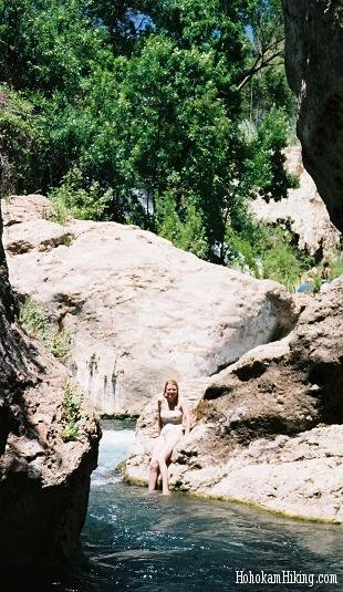 In the canyon at Fossil Springs
